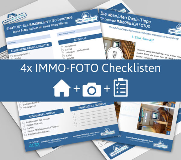 Immobilien Fotografie Checklisten