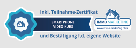 Smartphone Video-Kurs Zertifikat / Teilnahmebestätigung